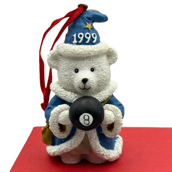 Marshall Fields Fifteen Years Santa Bear Hallmark Keepsake Ornament 1999 Vintage - Picture 6 of 9